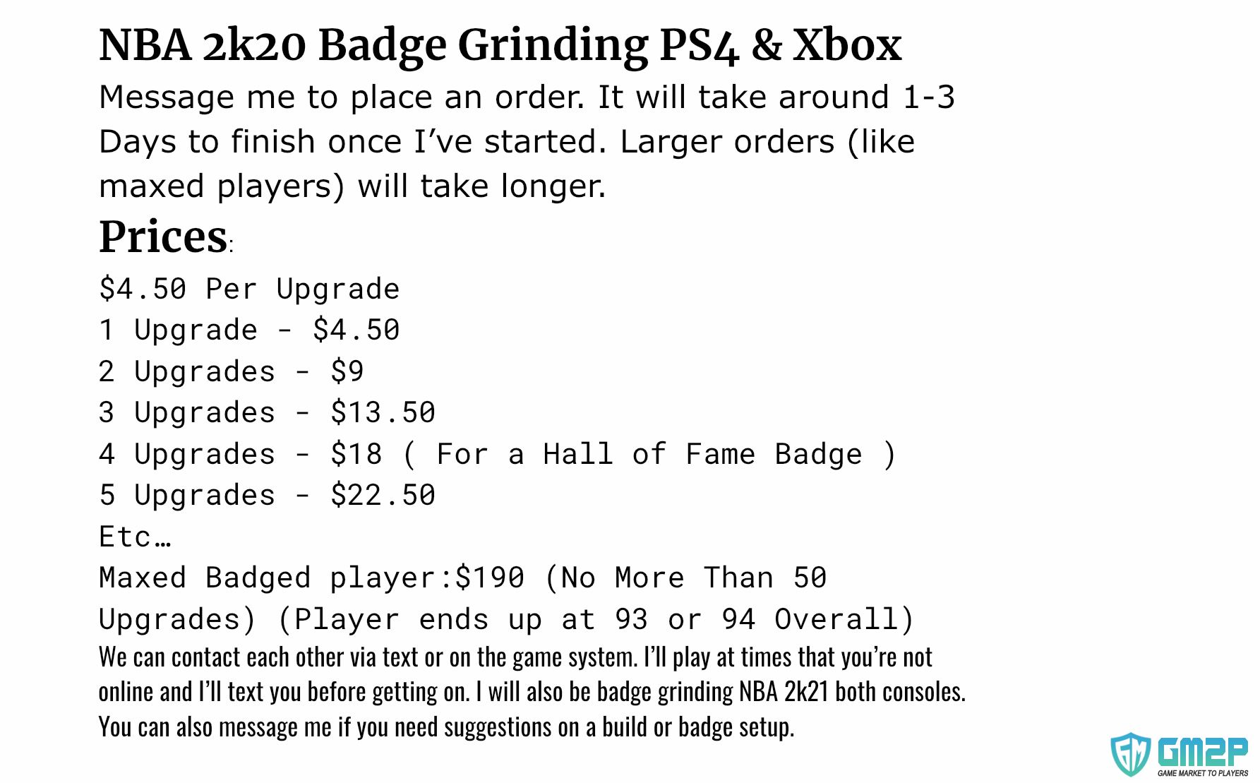  NBA 2K20 Accounts - PS4 - gm2p.com NBA2K20 Trading Market