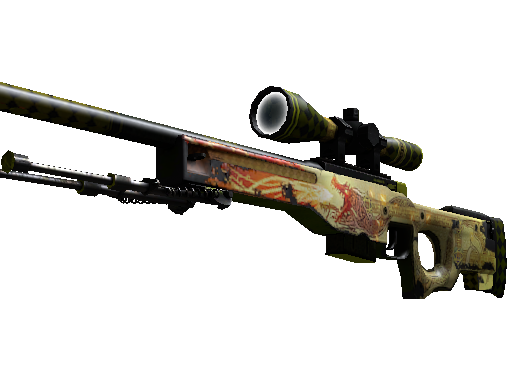 Souvenir AWP | Dragon Lore (Well-Worn) - CSGO Items - gm2p.com