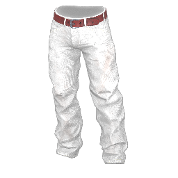 baggy pants white